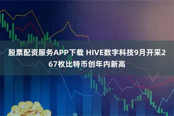 股票配资服务APP下载 HIVE数字科技9月开采267枚比特币创年内新高