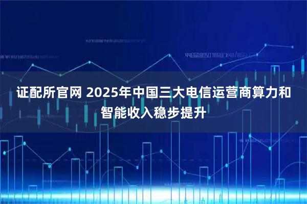 证配所官网 2025年中国三大电信运营商算力和智能收入稳步提升